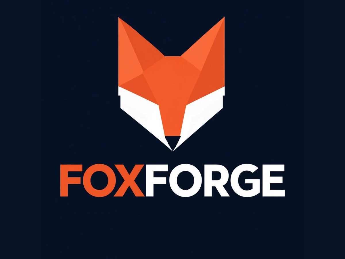 FoxForge logo rebuilt as a clean vector file