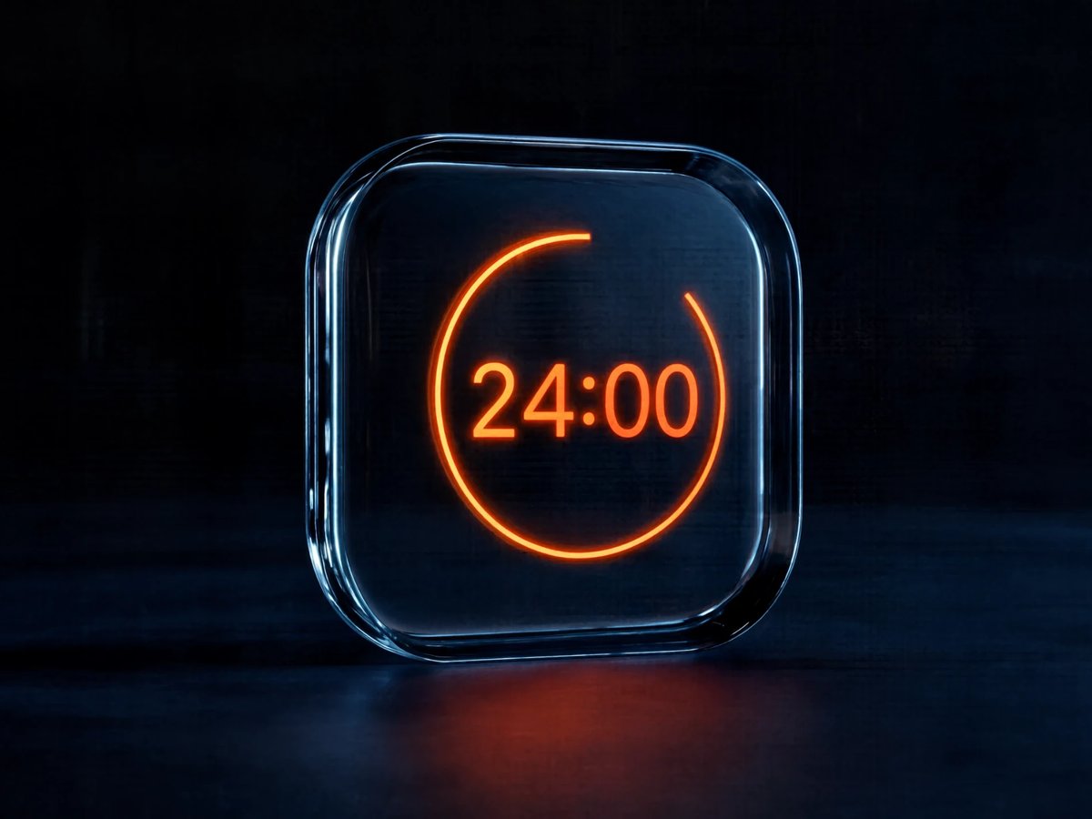 A 24 hour countdown, representing the one business day quote turnaround